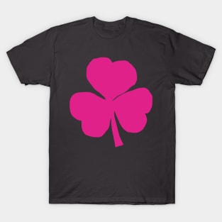 Pink Shamrock for St Patricks Day T-Shirt